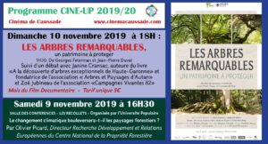 Projection-débat "les arbres remarquables, un patrimoine à protéger" à Caussade